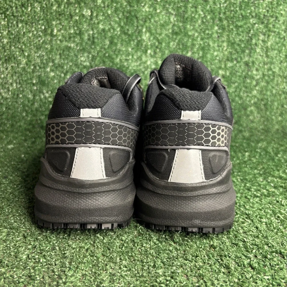NEW ACE Work Boots Phantom Steel Toe ESD Slip Resistant Safety Shoes Black Men 8